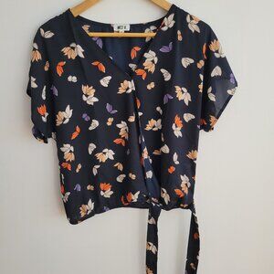 Floral Blouse with Tie from West K